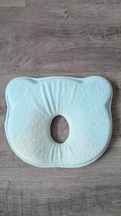 Ergonomic Memory Foam Anti Flat Head Baby Pillow