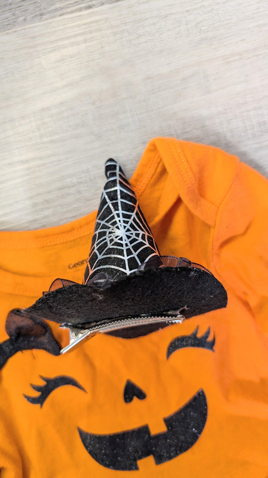 3-6m Halloween Pumpkin 3pc Set, Kids 6 Month (3-6M)