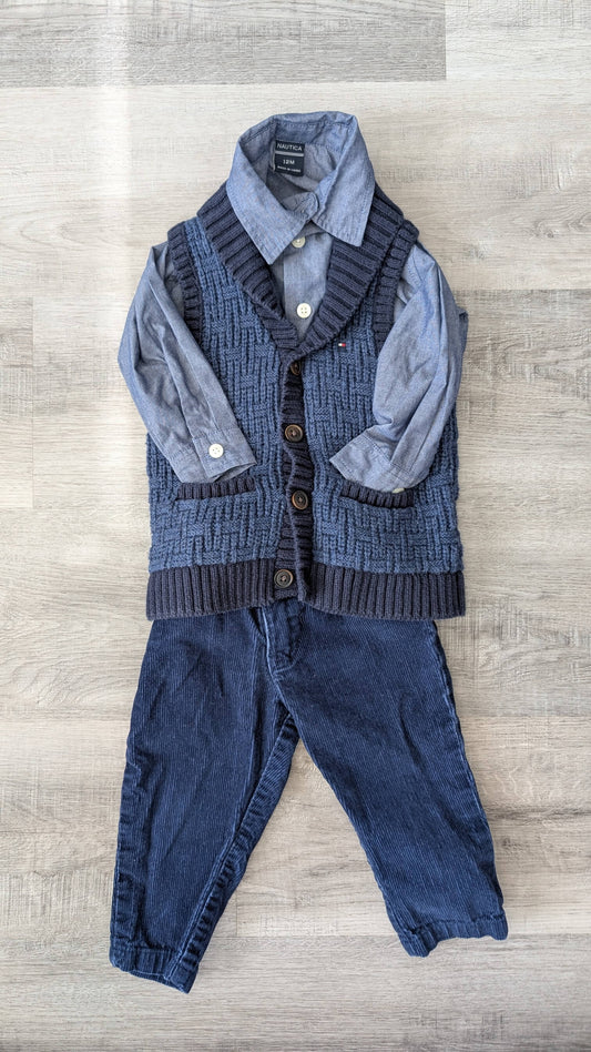Baby boy Formal/Church outfit 12m+ , Kids 12 Month (9-12M)