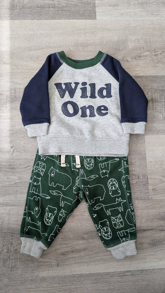 Gap Wild One matching sweats 6-12m, Kids 12 Month (9-12M)