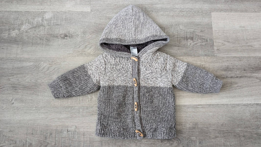 Anko Baby Sherpa lined Cardigan  6-12m, Kids 12 Month (9-12M)
