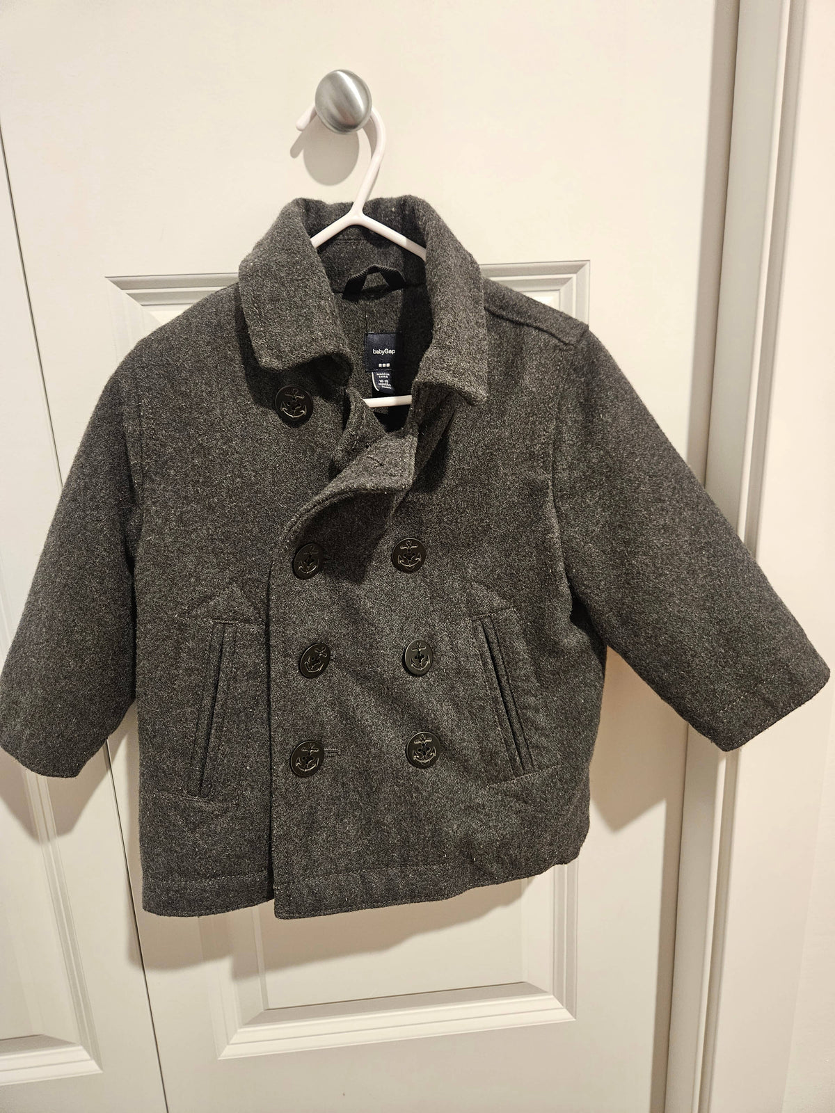 Boy's Gap peacoat jacket Size 12-18 months, Kids 18 Month (12-18M)