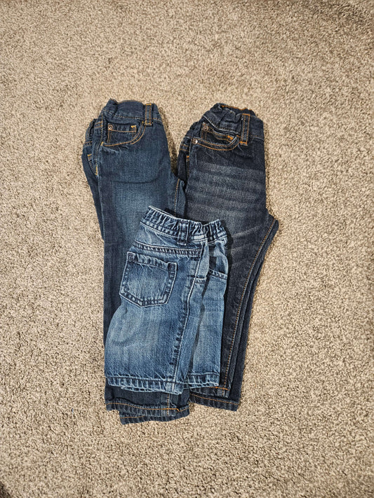 Gently used Toddler boy jeans bundle size 18-24 months, Kids 24 Month (18-24M)