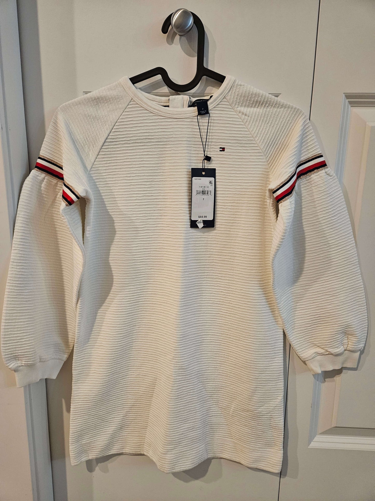 NWT White Tommy Hilfiger dress for girls , Kids 7 & 8 (small)