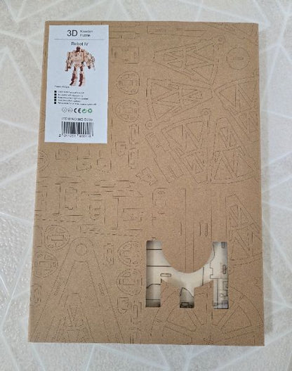 3D Wooden Puzzle - Robot (brand new in box)