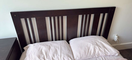 Furniture Bedroom Set - Double Bed frame, Dresser with Shelves. Night Stand