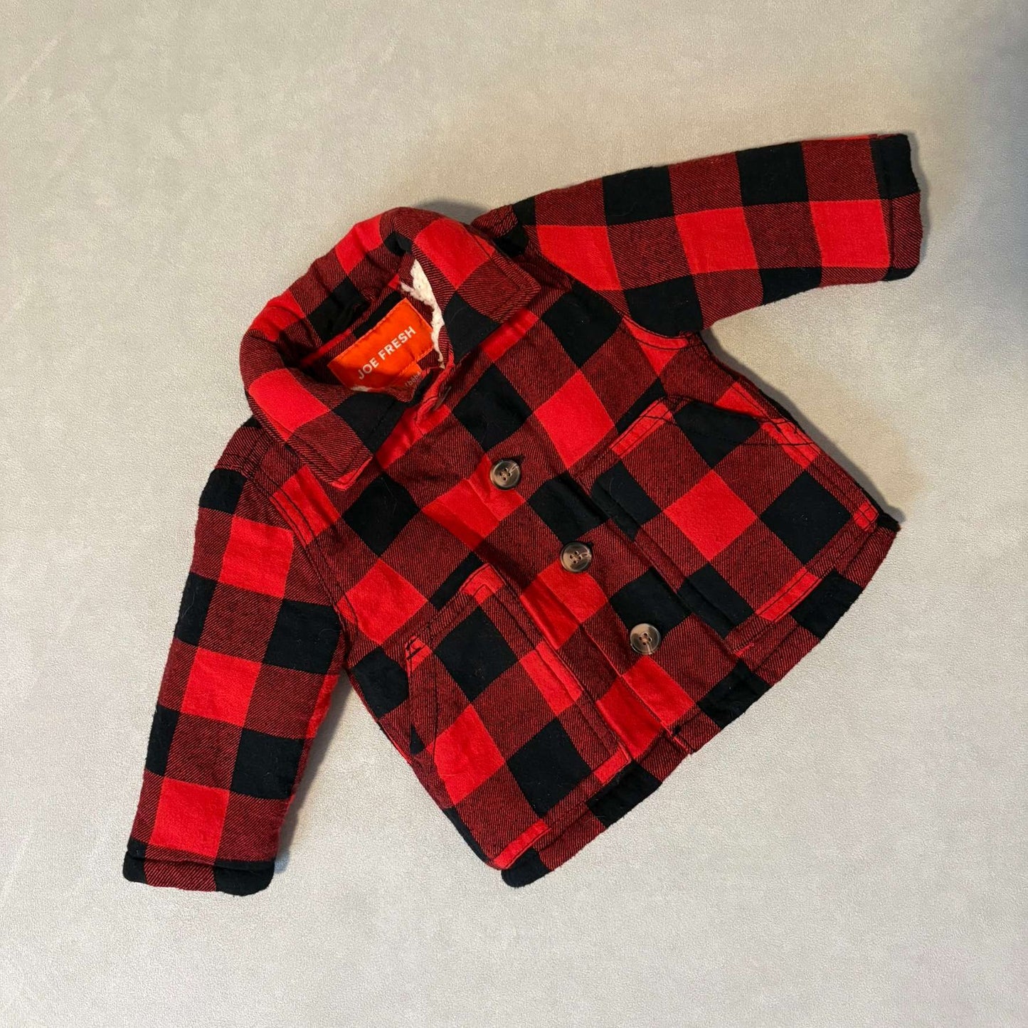 3-6 mth Plaid Jacket, Kids 6 Month (3-6M)