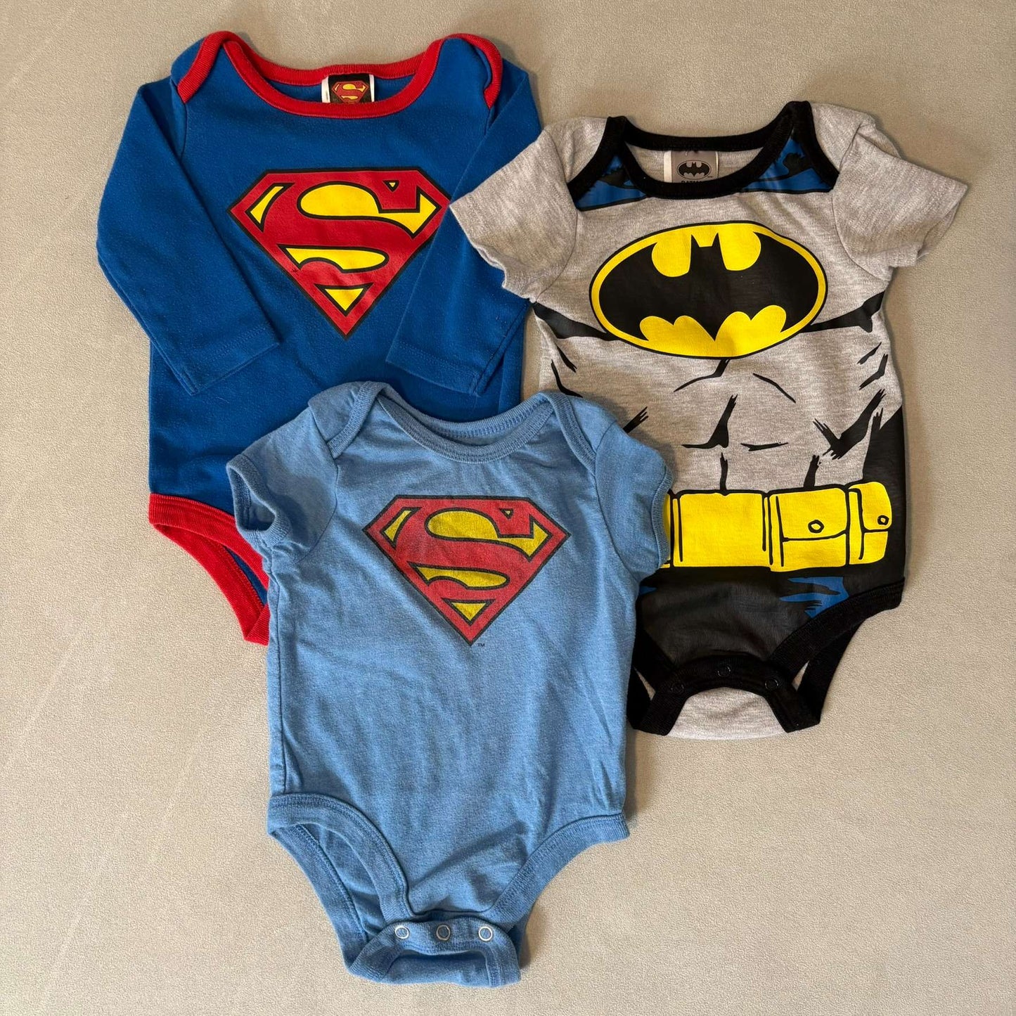 3 x 3-6 mth Hero Shirts, Kids 6 Month (3-6M)