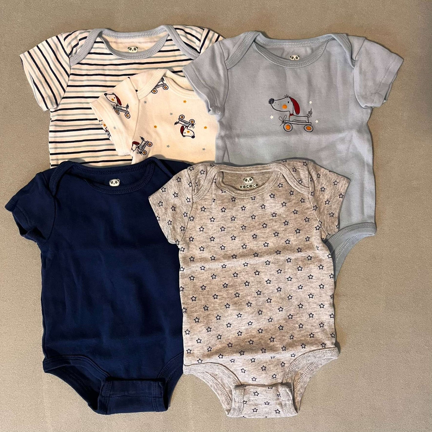 5 x 6mth TShirts NWOT, Kids 6 Month (3-6M)