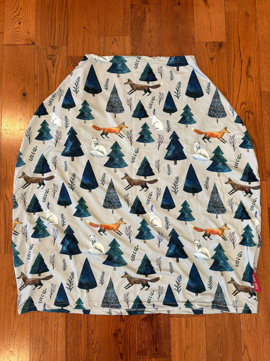 Woods Themed Light Car Seat Cover