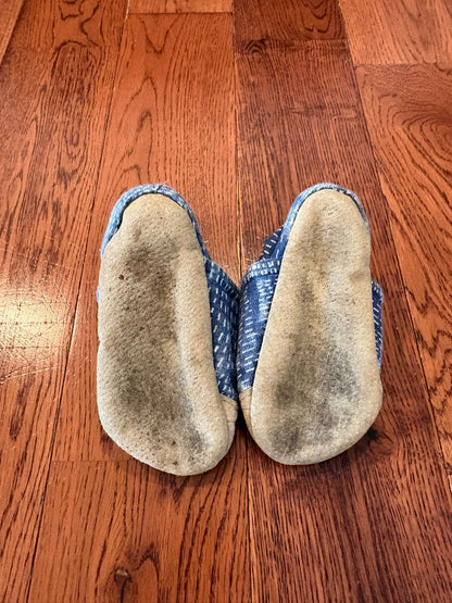 6-12 mth Blue Parker & Posie Soft Shoes, Shoes 4 (Baby: 0-12 mth)