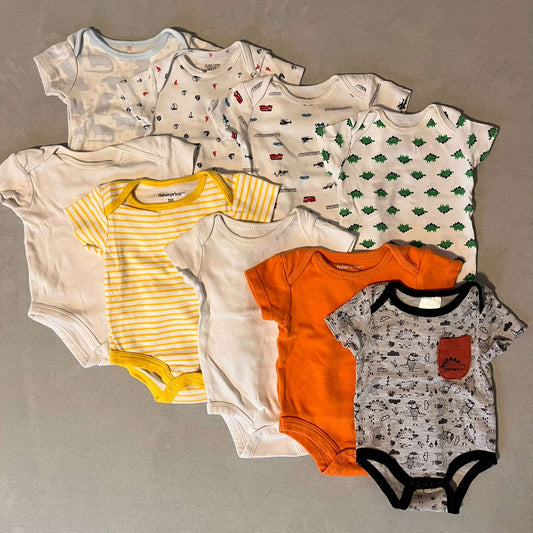 9 x 3mth TShirts, Kids 3 Month (0-3M)