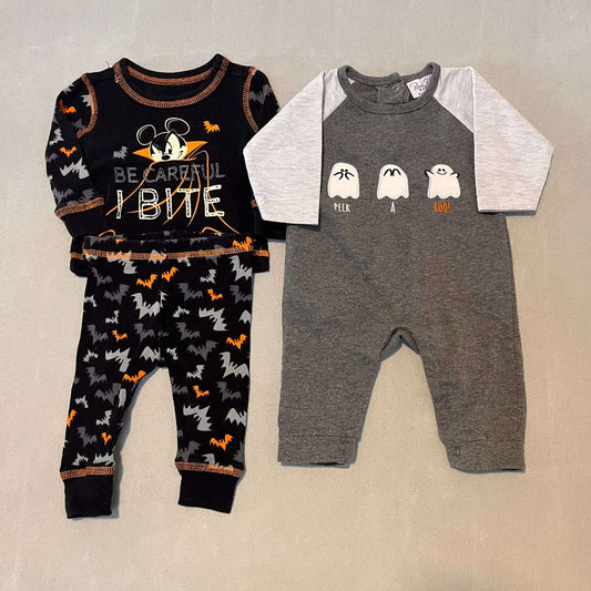 2 x 3mth Halloween Outfits, Kids 3 Month (0-3M)