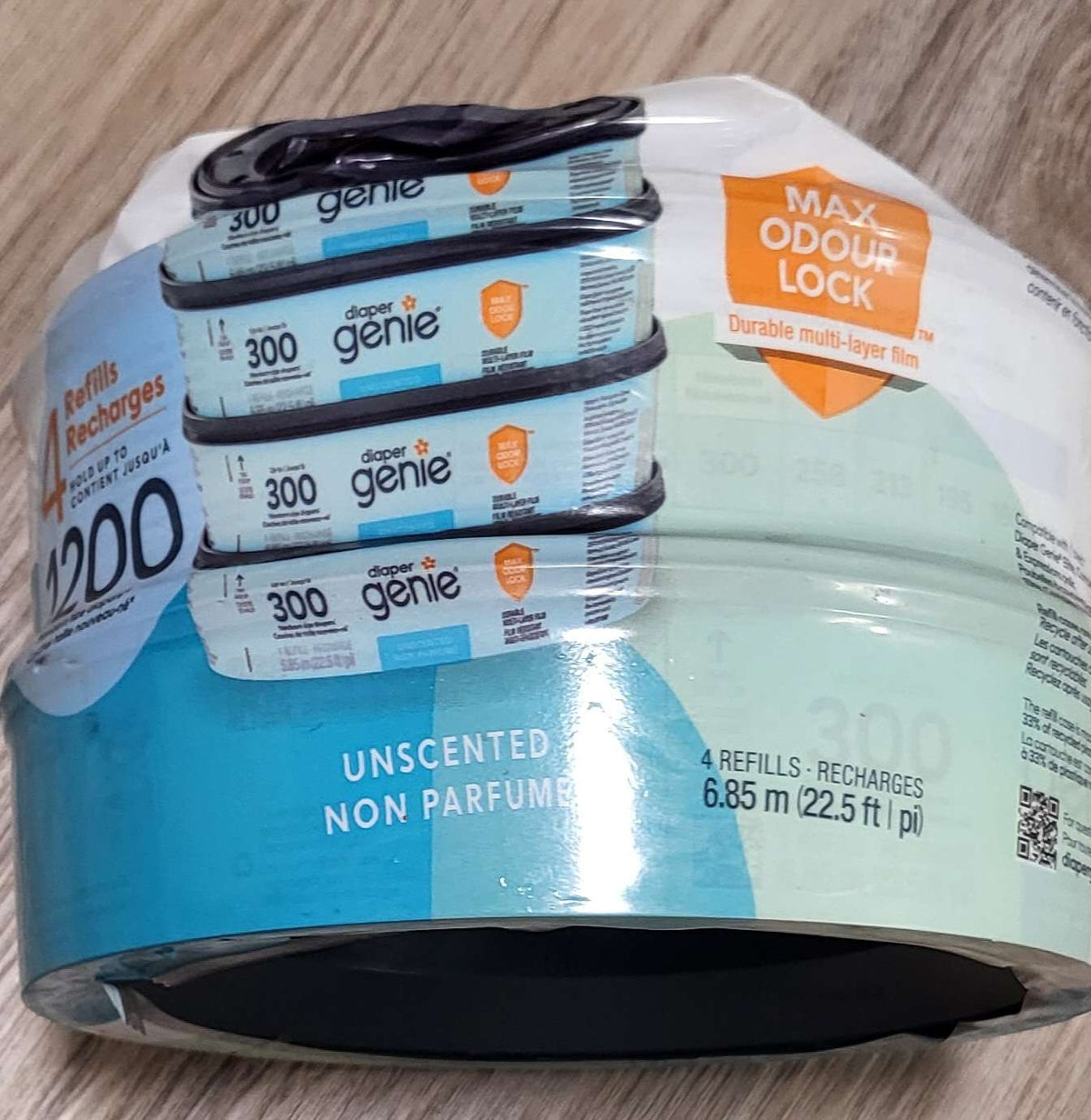 Diaper Genie Max Odour Lock Refills 2-Packs