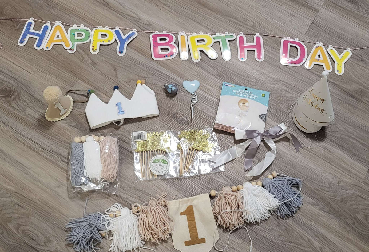 1st Birthday Party Decoration Bundle