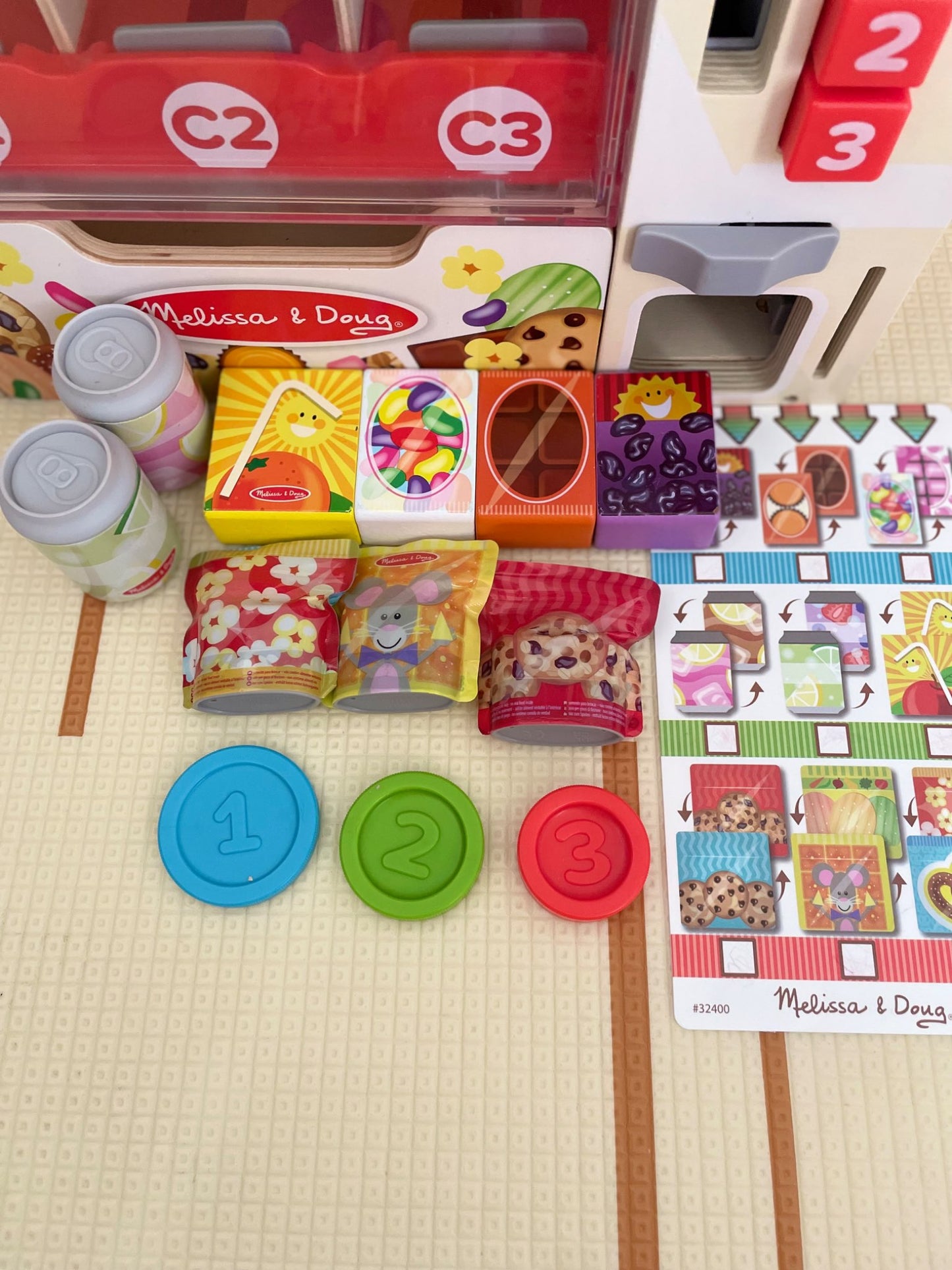 Melissa & Doug Sort, Stock, Select Wooden Vending Machine Play Set, Retails $100+