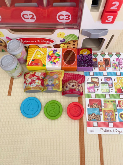 Melissa & Doug Sort, Stock, Select Wooden Vending Machine Play Set, Retails $100+