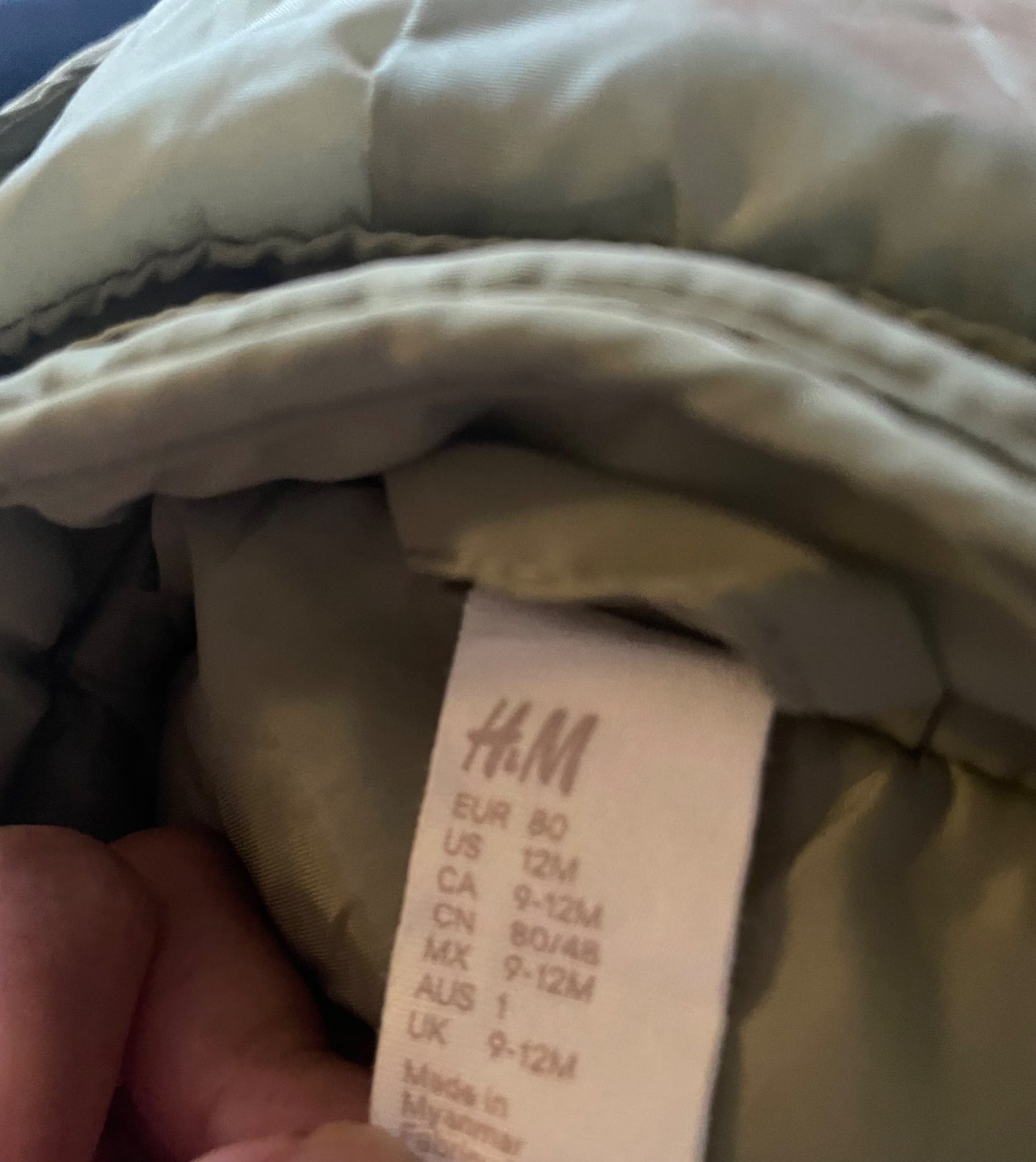 H&M Vest with hood, Size 9-12 M, Kids 12 Month (9-12M)