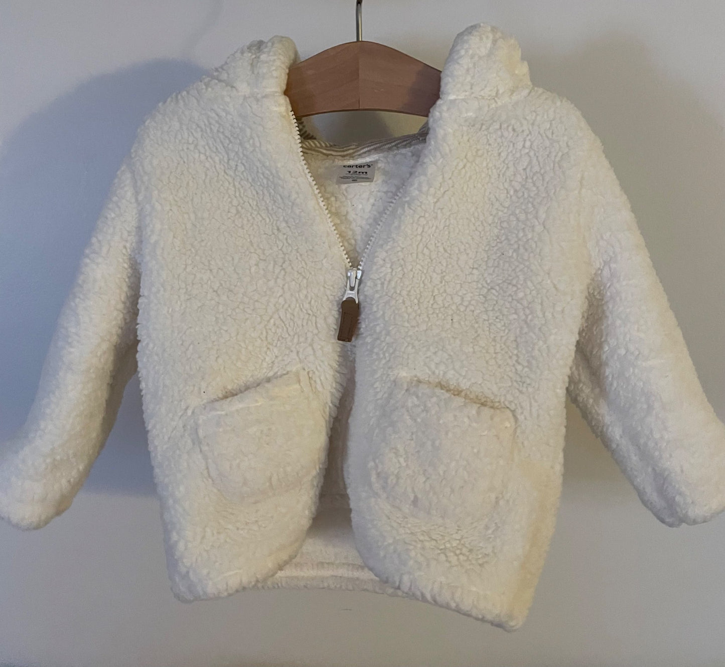 Carters, Fleece Jacket, Size 12M, Kids 12 Month (9-12M)