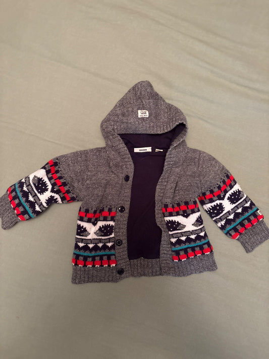 Baby boy hedgehog sweater, Kids 6 Month (3-6M)