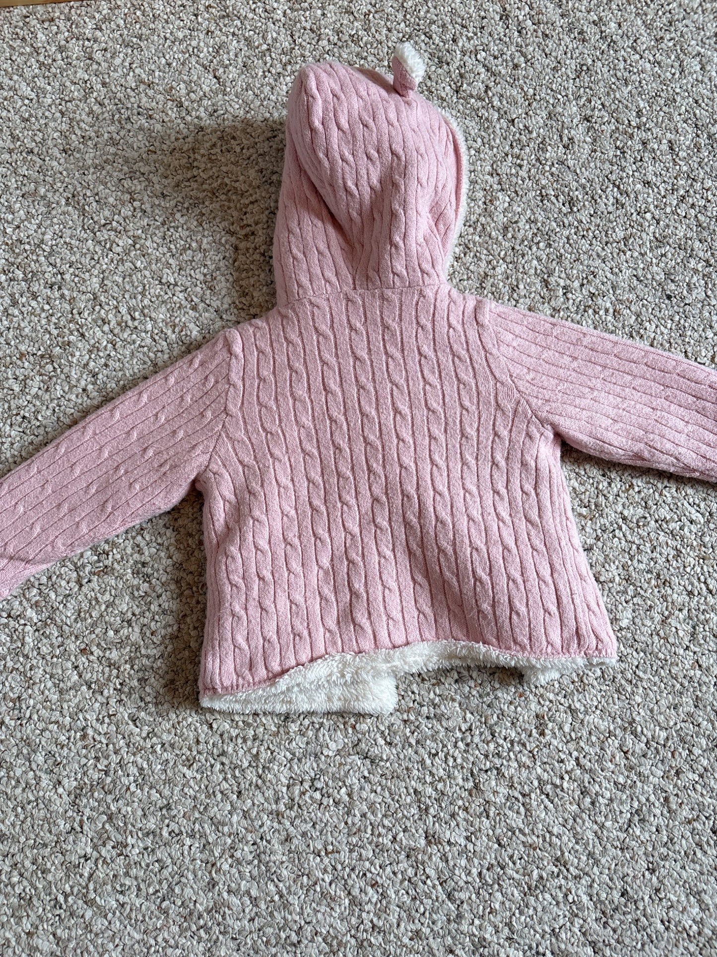 Bear ear, button up sweater, Kids 24 Month (18-24M)