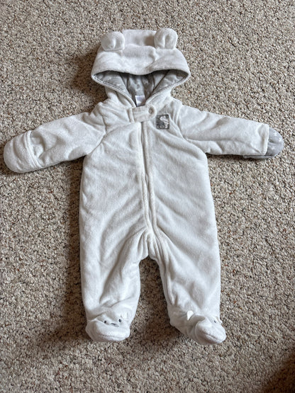 Bear ear baby winter suit, Kids 3 Month (0-3M)