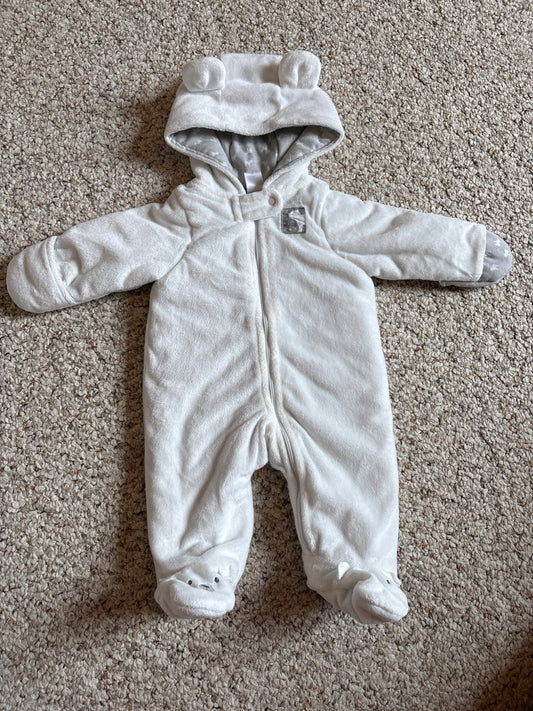 Bear ear baby winter suit, Kids 3 Month (0-3M)