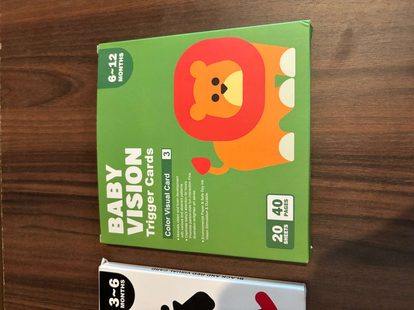 High Contrast Baby Flash Cards, 80 PCs 160 Page Black White Colorful Visual Stimulation Learning Activity Card for Babies Ages 0-3-6-9