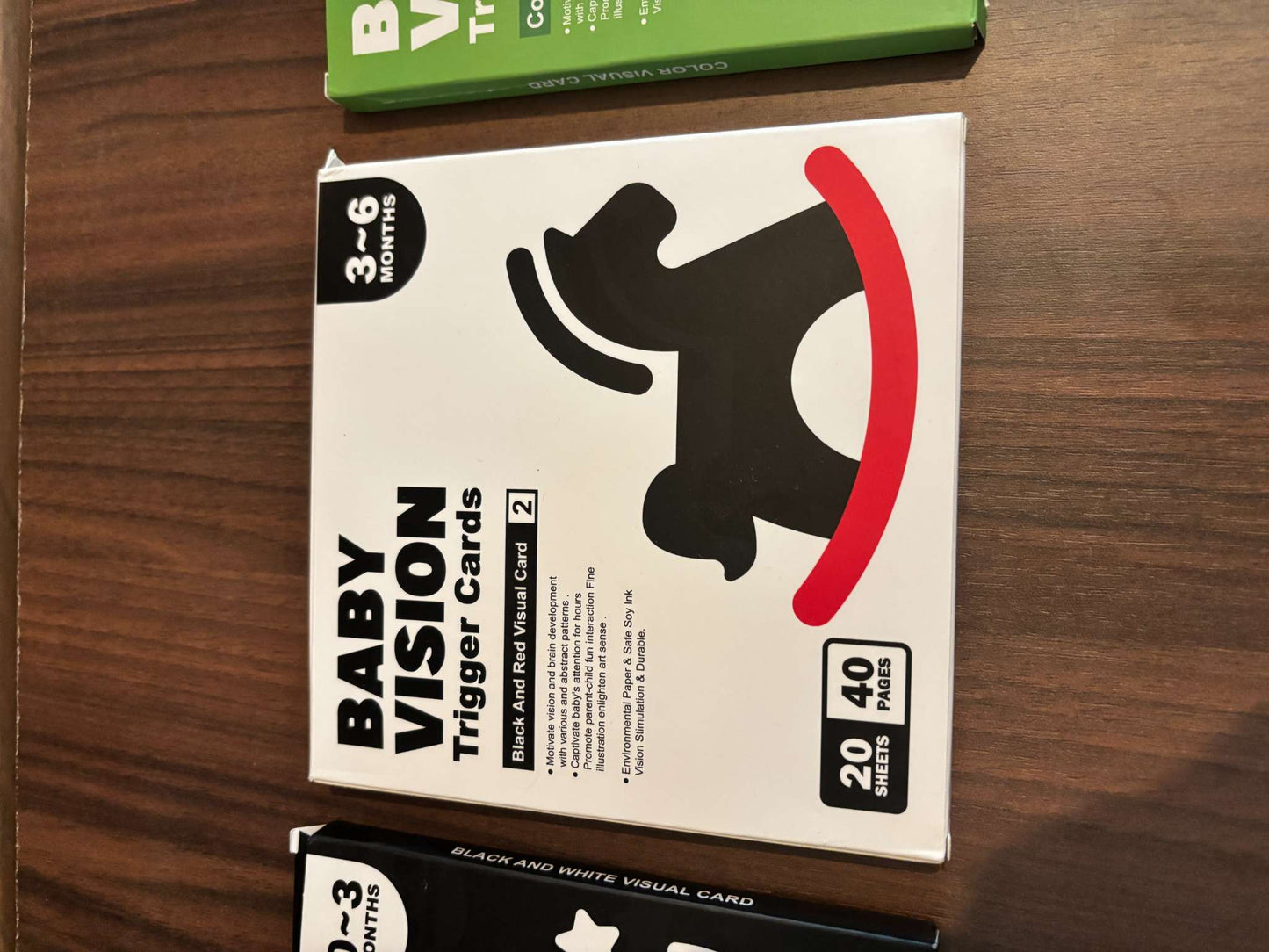 High Contrast Baby Flash Cards, 80 PCs 160 Page Black White Colorful Visual Stimulation Learning Activity Card for Babies Ages 0-3-6-9