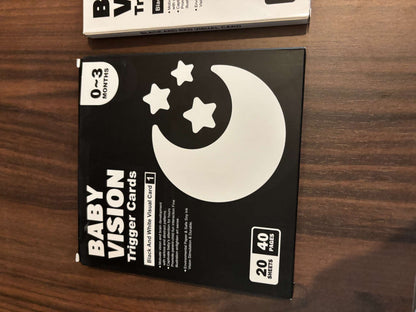 High Contrast Baby Flash Cards, 80 PCs 160 Page Black White Colorful Visual Stimulation Learning Activity Card for Babies Ages 0-3-6-9