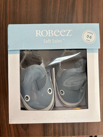 Robeez Shark Shoes 0-6 Months NWT, Shoes 1 (Baby: 0-12 mth)