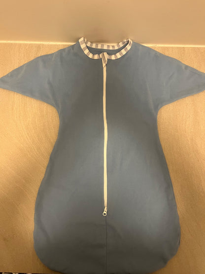 Transition Swaddle, 3-6M, Blue, 0-6 Months (Small)