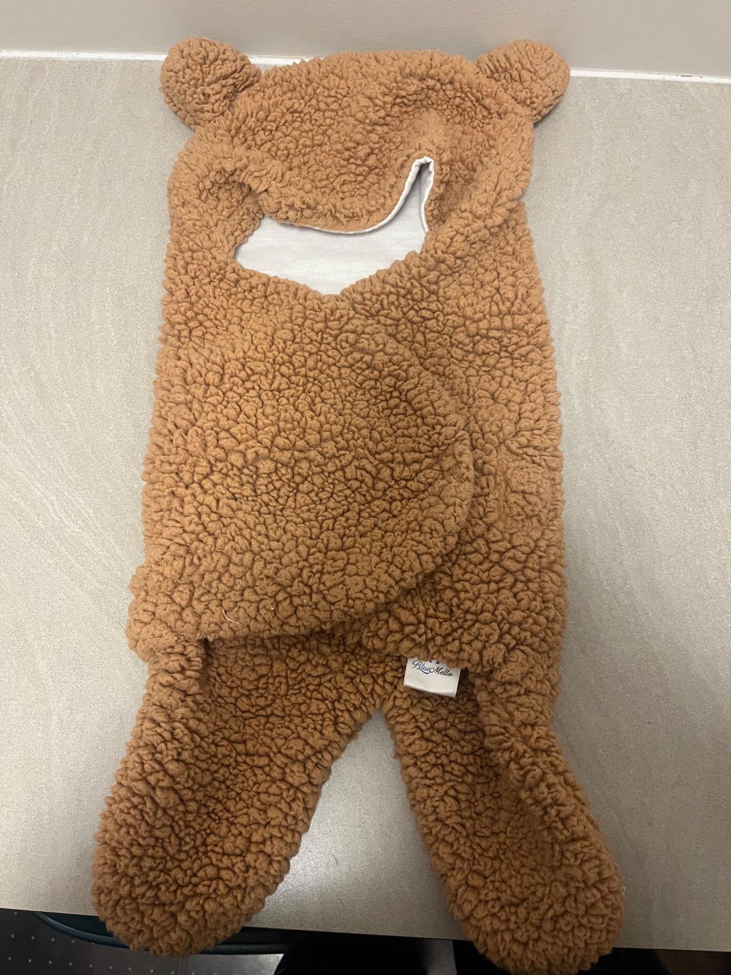 Fuzzy Bear Swaddle, 0-3 Months (Newborn)