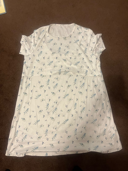 Maternity Nightgown (White), Maternity L (12-14)