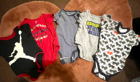 Boy Onesie Bundle , 3-6 months , Kids 6 Month (3-6M)
