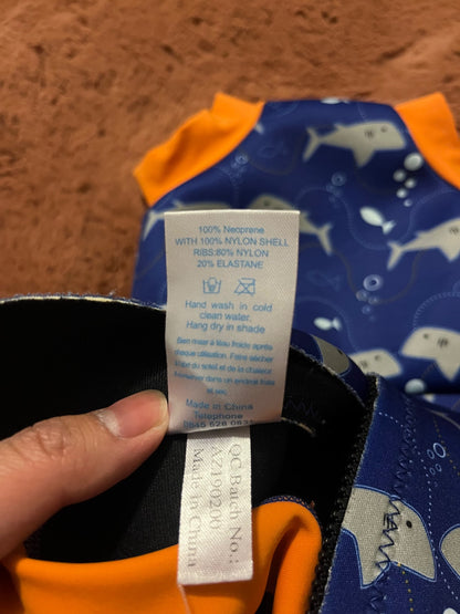 Splash About Wetsuit , 3-6 months , Retails $49, Kids 6 Month (3-6M)