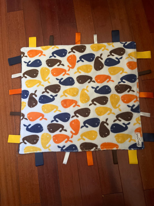 Sensory tag blanket