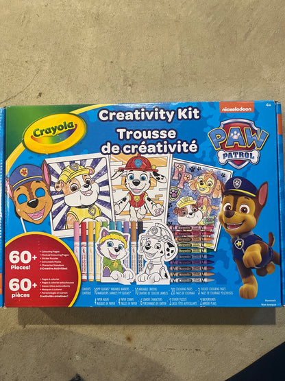 Crayola paw patrol art kit