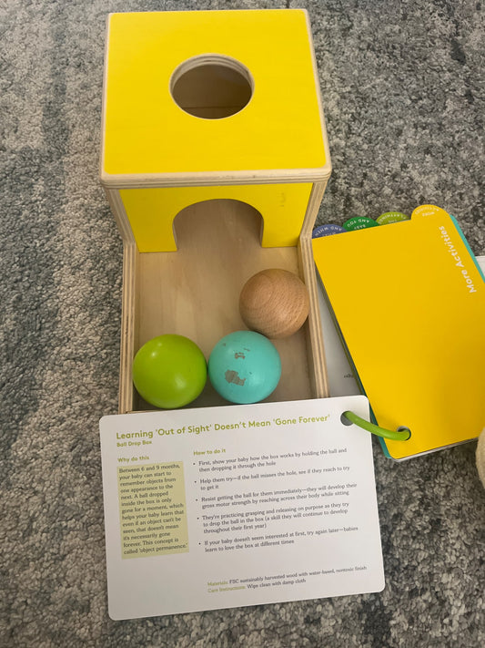 Lovevery ball drop box