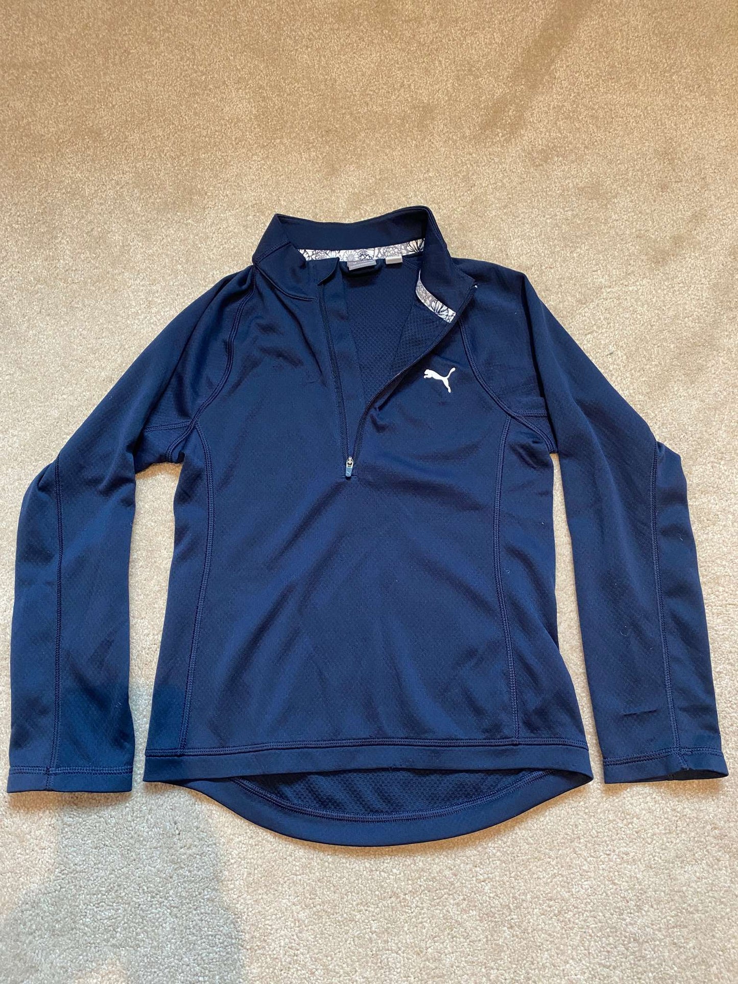 Puma Youth Girls 1/4 Zip Outerwear Pullover , Kids 7