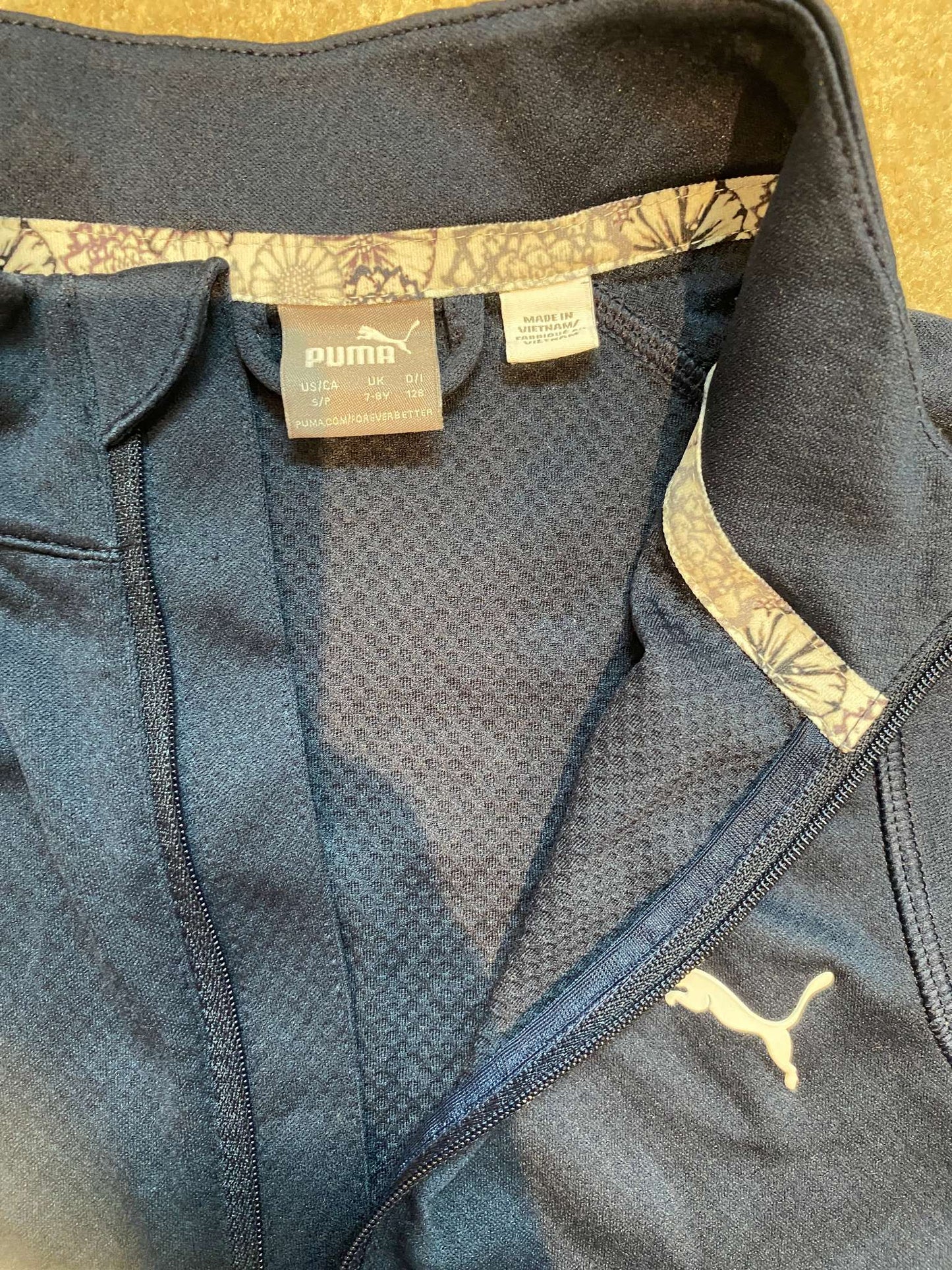 Puma Youth Girls 1/4 Zip Outerwear Pullover , Kids 7