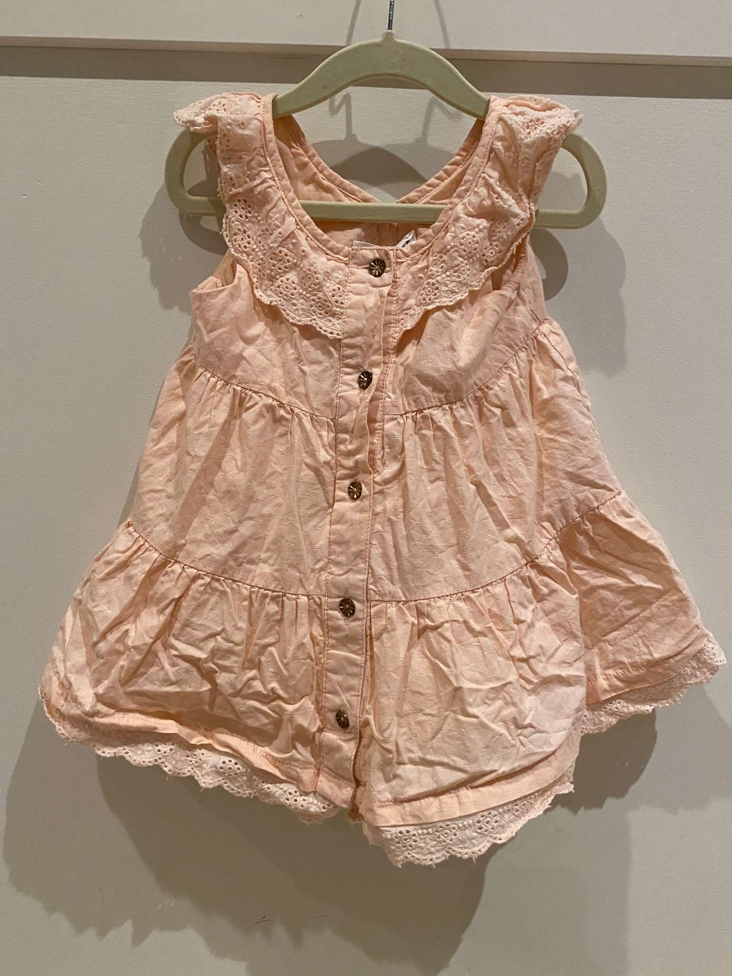 Artisan NY - soft pink/peach dress w great details. , Kids 3T