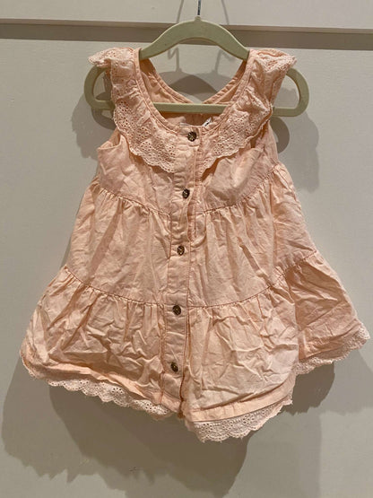 Artisan NY - soft pink/peach dress w great details. , Kids 3T