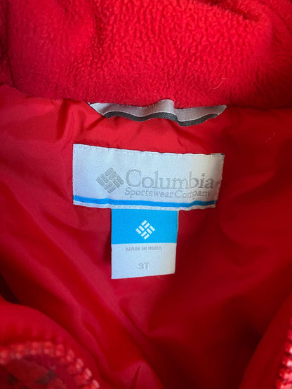 COLUMBIA full snowsuit 3T: Red Jacket and Pants - like NEW, Kids 3T