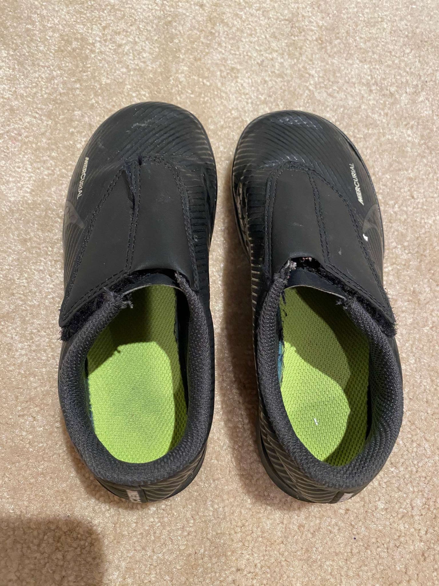Nike Mercurial Indoor Soccer cleat, Shoes 11 (Toddler:2-4yr)
