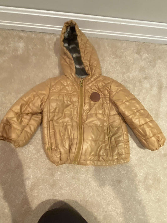 ZARA BabyBOY Gold Jacket with warm interior 12-18 MONTH, Kids 12 Month (9-12M)