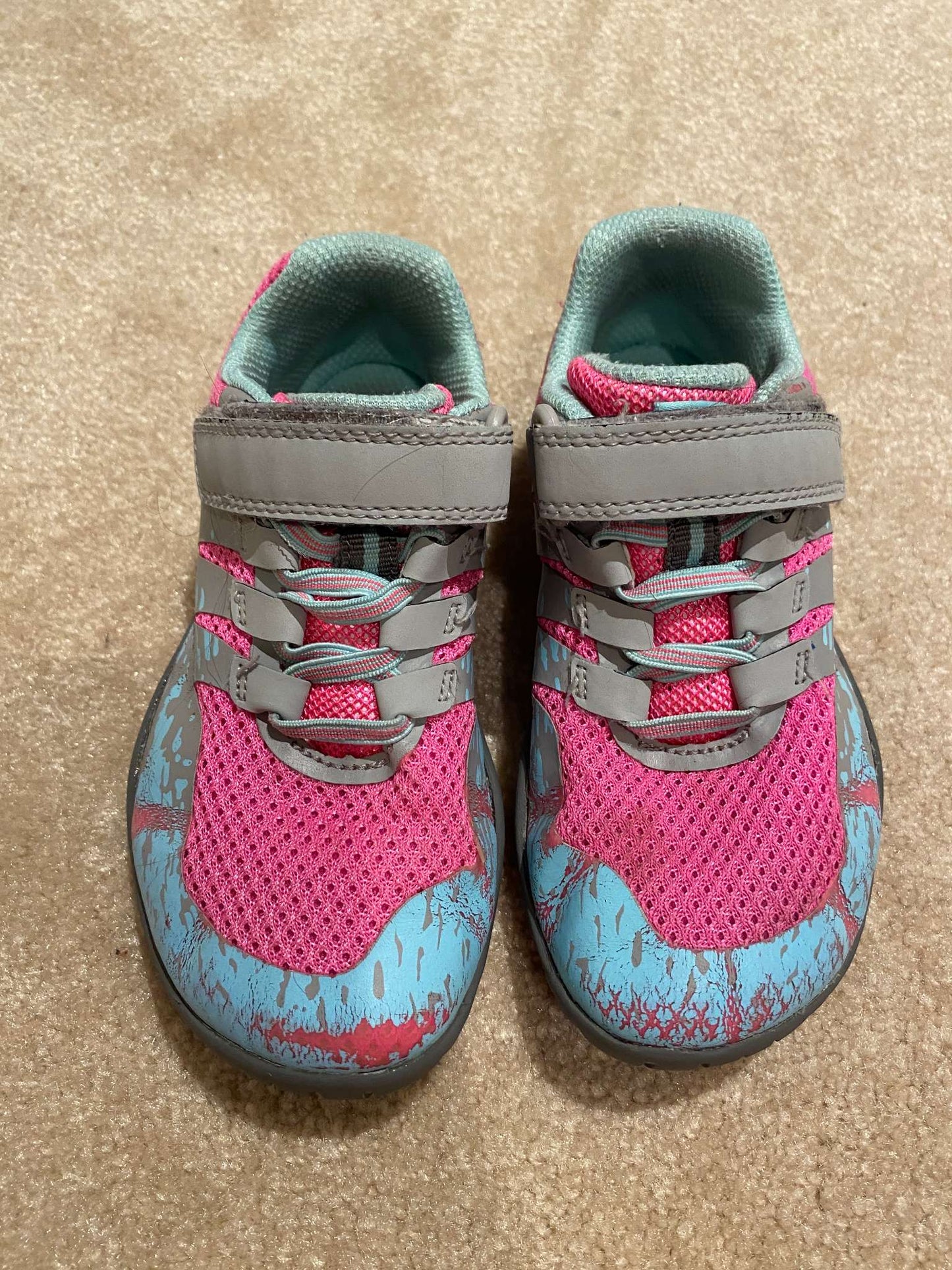 Merrell sneaker shoe - girls pink and blue, Shoes 11 (Toddler:2-4yr)