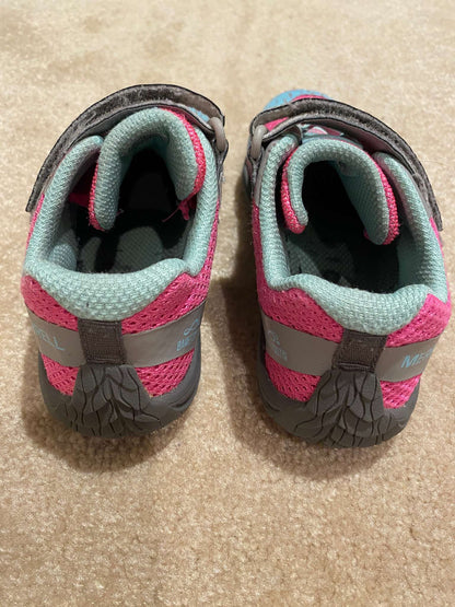 Merrell sneaker shoe - girls pink and blue, Shoes 11 (Toddler:2-4yr)