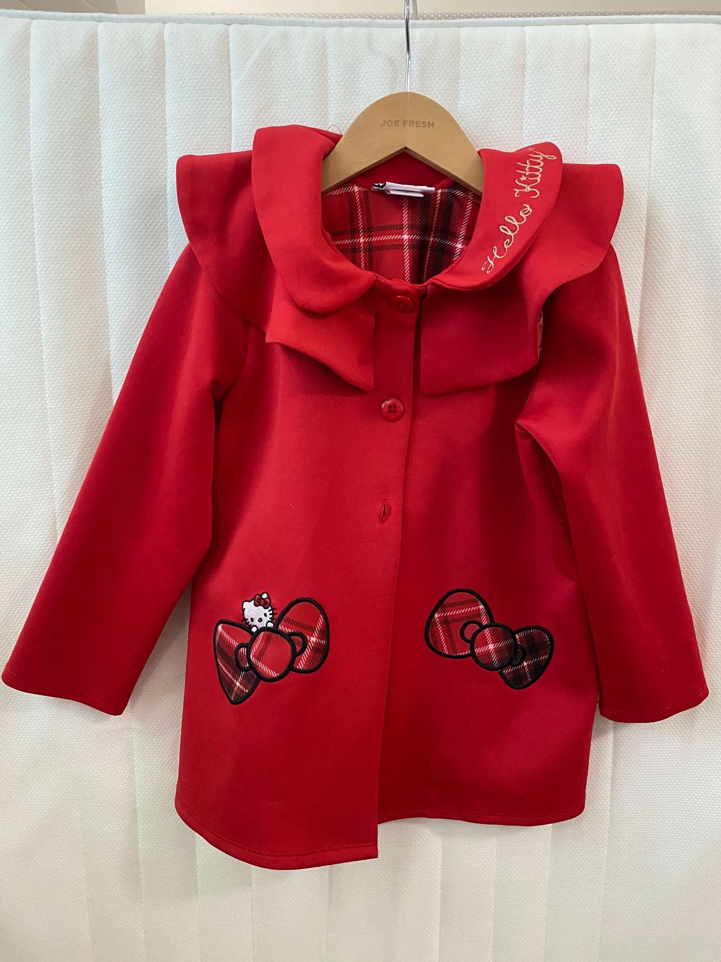 Hello Kitty Red Formal Jacket, Kids 5/5T