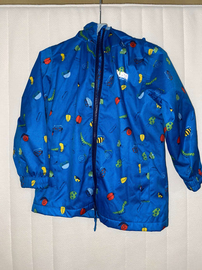 BLUE Gusti brand fall jacket (with bugs!). Great condition. , Kids 3T